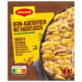 Maggi Fix for baked potatoes with minced meat