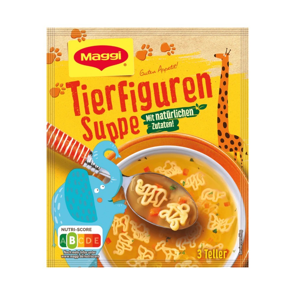 Maggi bon appetit animal figurines soup 55g