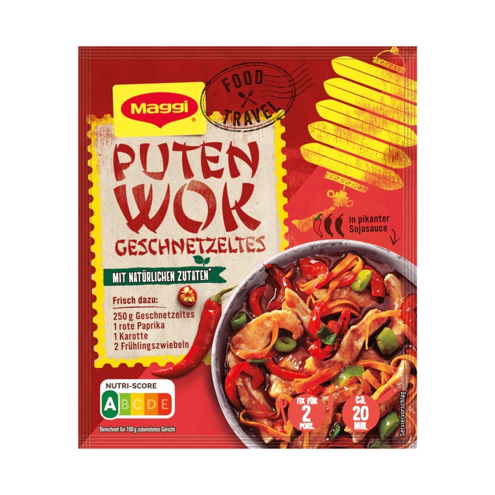 Maggi fix & fresh sliced ​​turkey wok 37g
