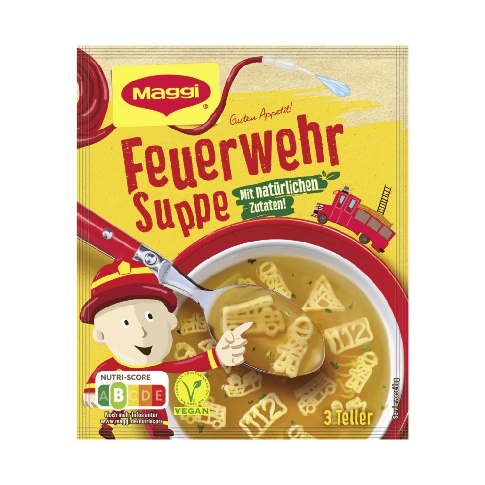 Maggi fire brigade soup makes 750ml