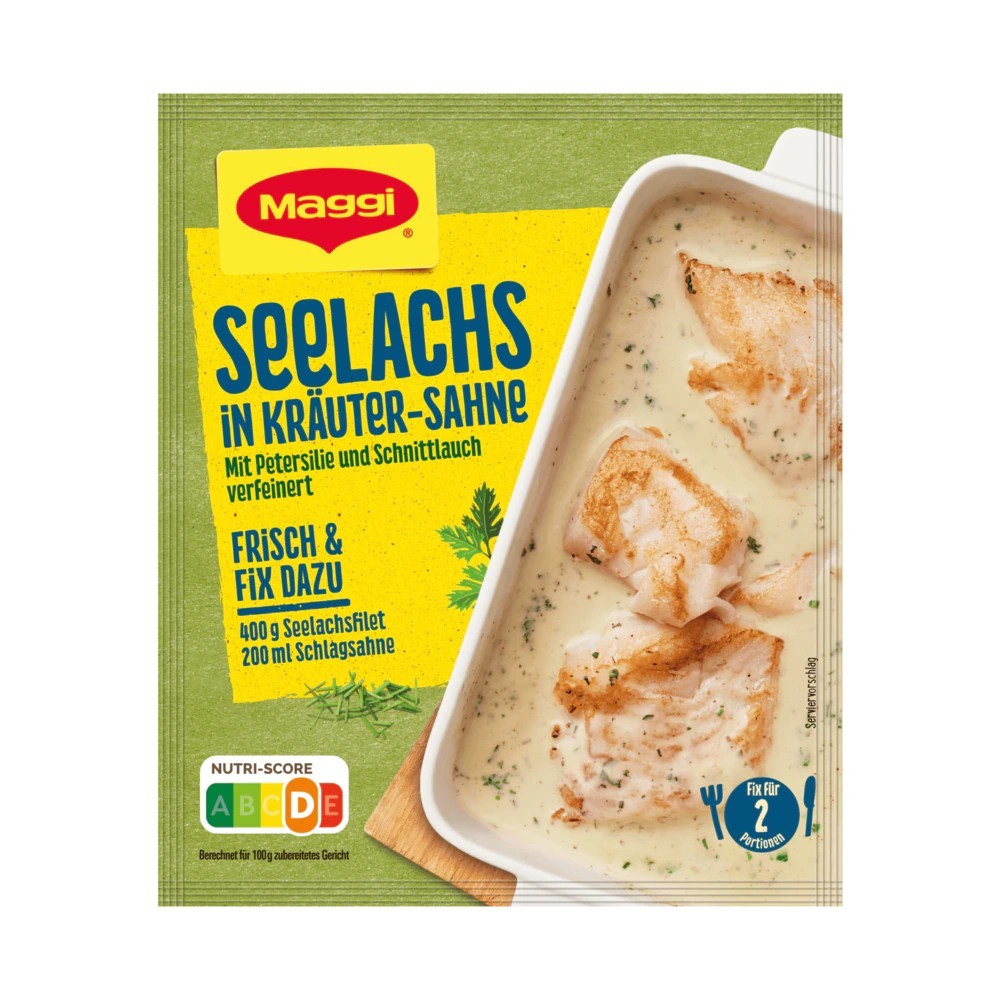 Maggi Fix for saithe in herb cream 33g