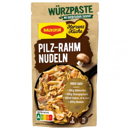 Maggi Herzensküche spice paste for mushroom cream noodles 65g