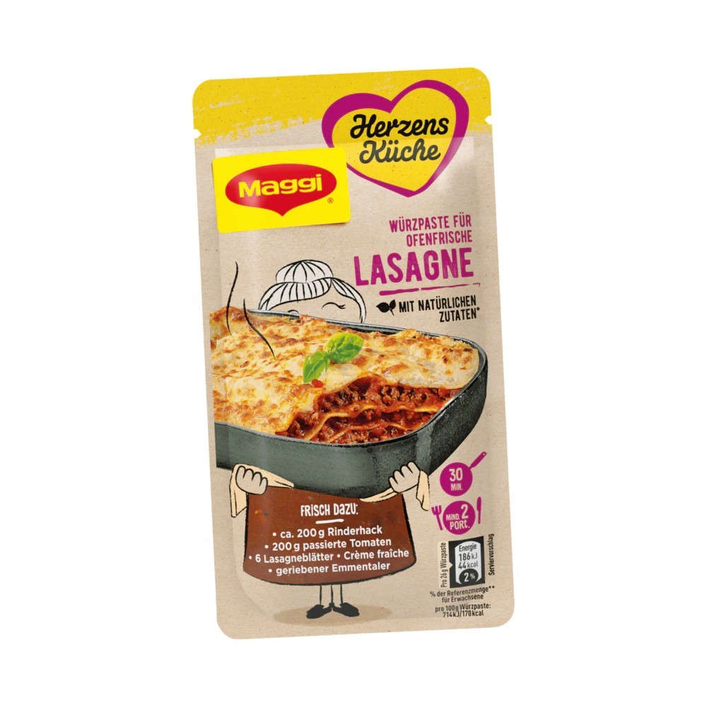 Maggi Herzensküche seasoning paste for lasagne 65g