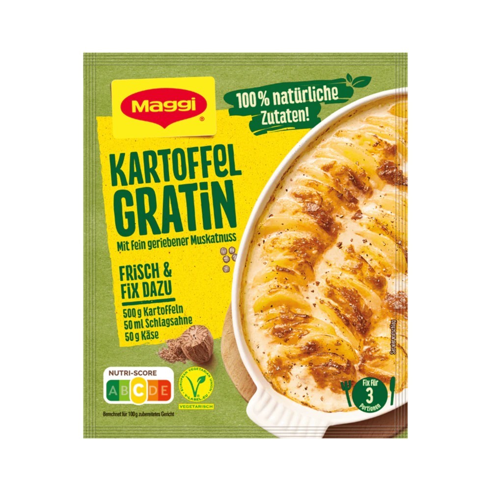 Maggi idea for potato gratin 43g