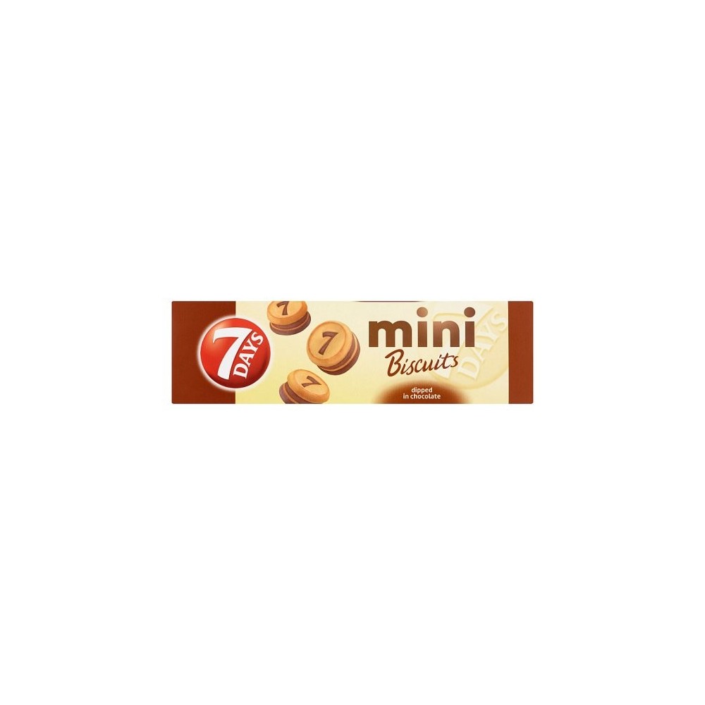 7 Days Mini Biscuits Dipped in Chocolate 100g