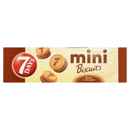 7 Days Mini Biscuits Dipped in Chocolate 100g