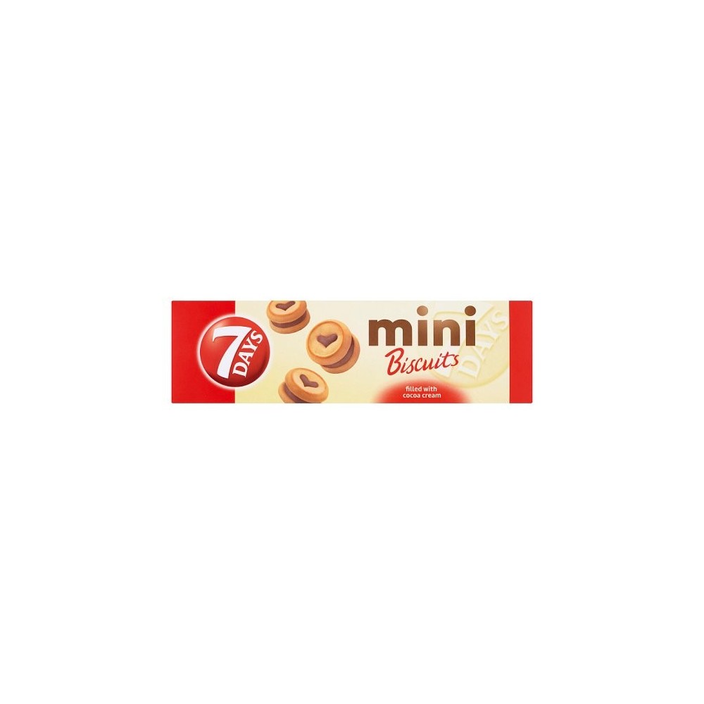 7 Days Mini Biscuits Filled with Cocoa Cream 100g