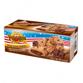 Papagena Choco Chip Cookies with chocolate cream filling 130g