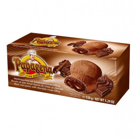 Papagena Biscuits with chocolate filling 150g