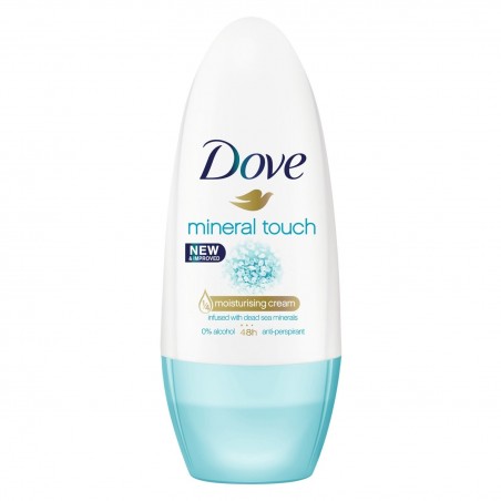 Dove Roll Anti Perspirant Moisturising Cream Mineral Touch (Infused With Dead Sea Mineral, 3X50Ml/1.7 Oz)
