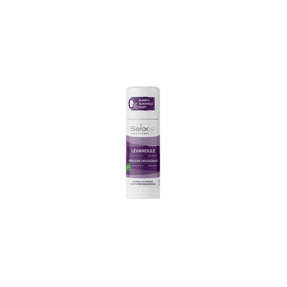 Saloos Organic natural deodorants Lavender 60 g