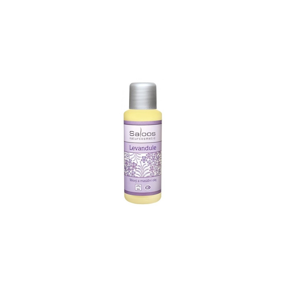 Saloos Organic body and massage oils Lavender 500 ml
