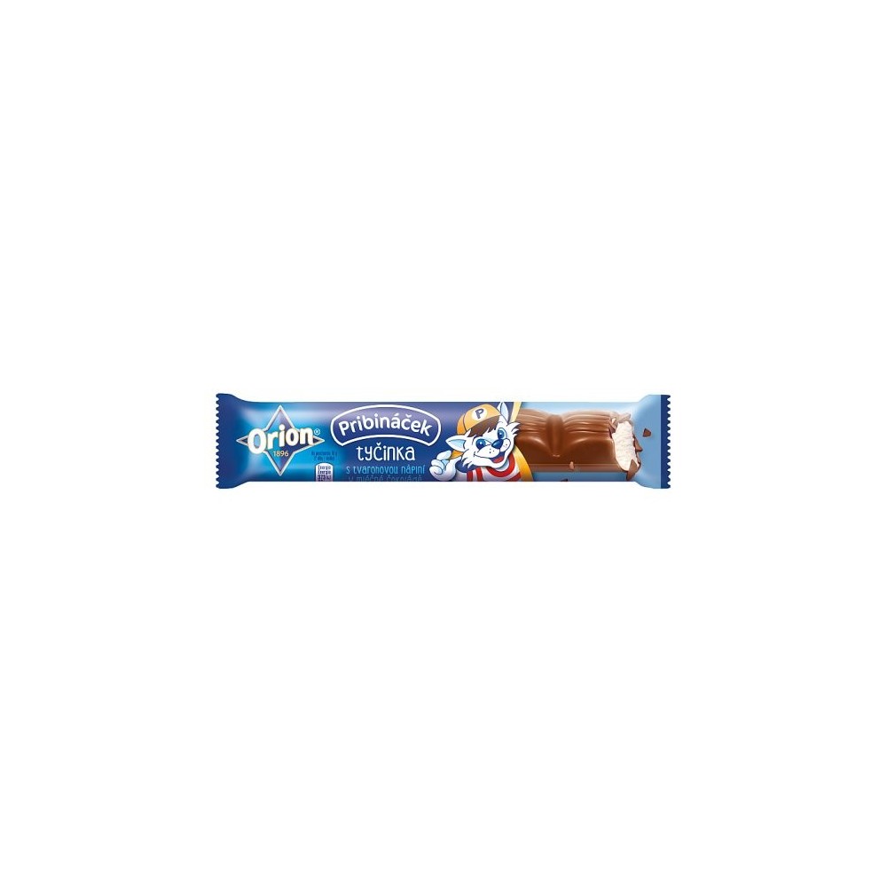 ORION PRIBINÁČEK chocolate bar with cheese filling 32g