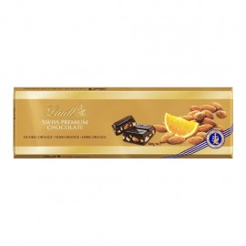 Lindt Swiss Dark chocolate with almonds and oranges, 300g