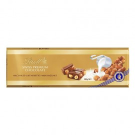 Lindt Swiss Milk Chocolate with Hazelnuts, 300g