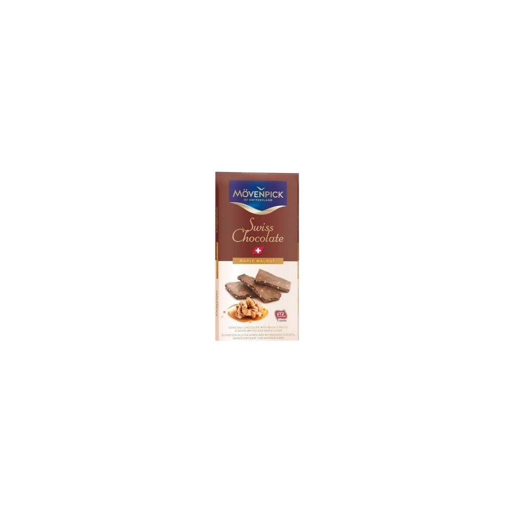 Mövenpick Swiss Chocolate Maple Walnut 70g