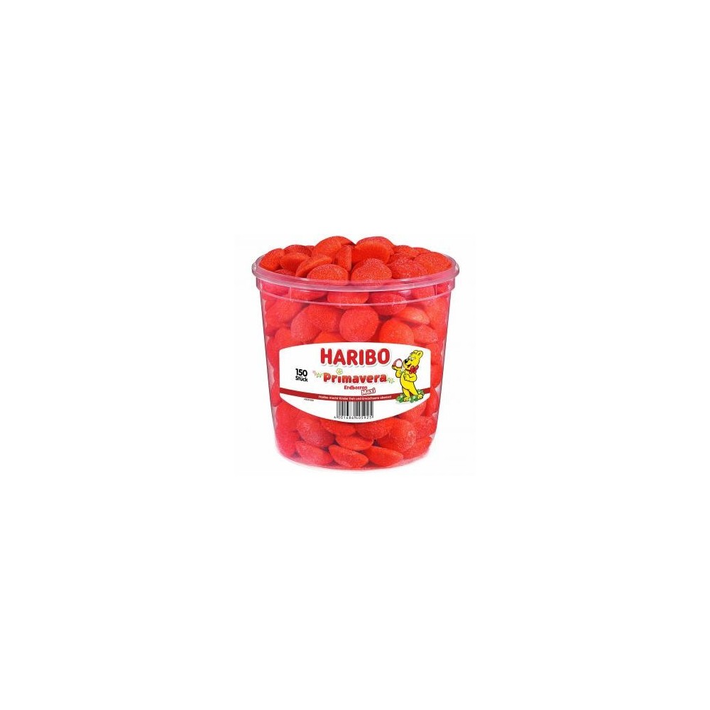 Haribo Primavera Strawberries Maxi 150 pieces