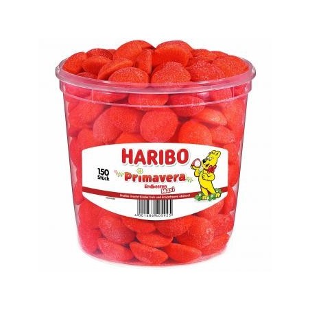 Haribo Primavera Strawberries Maxi 150 pieces