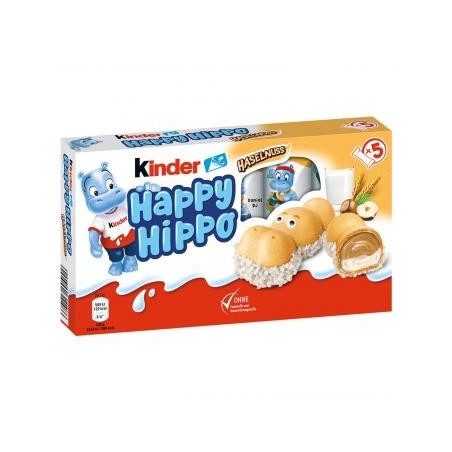 Kinder Happy Hippo Hazelnut 5 pieces