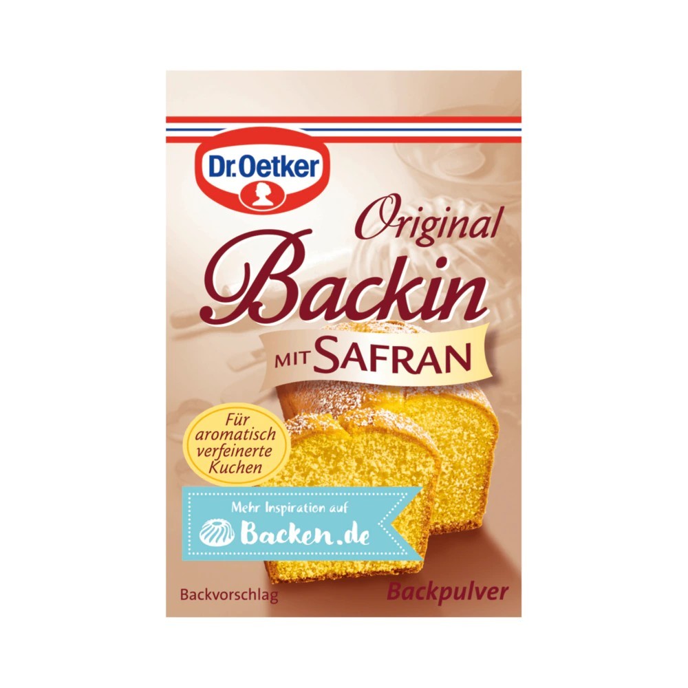 Dr. Oetker Original Backin with saffron 49g, 3 bags