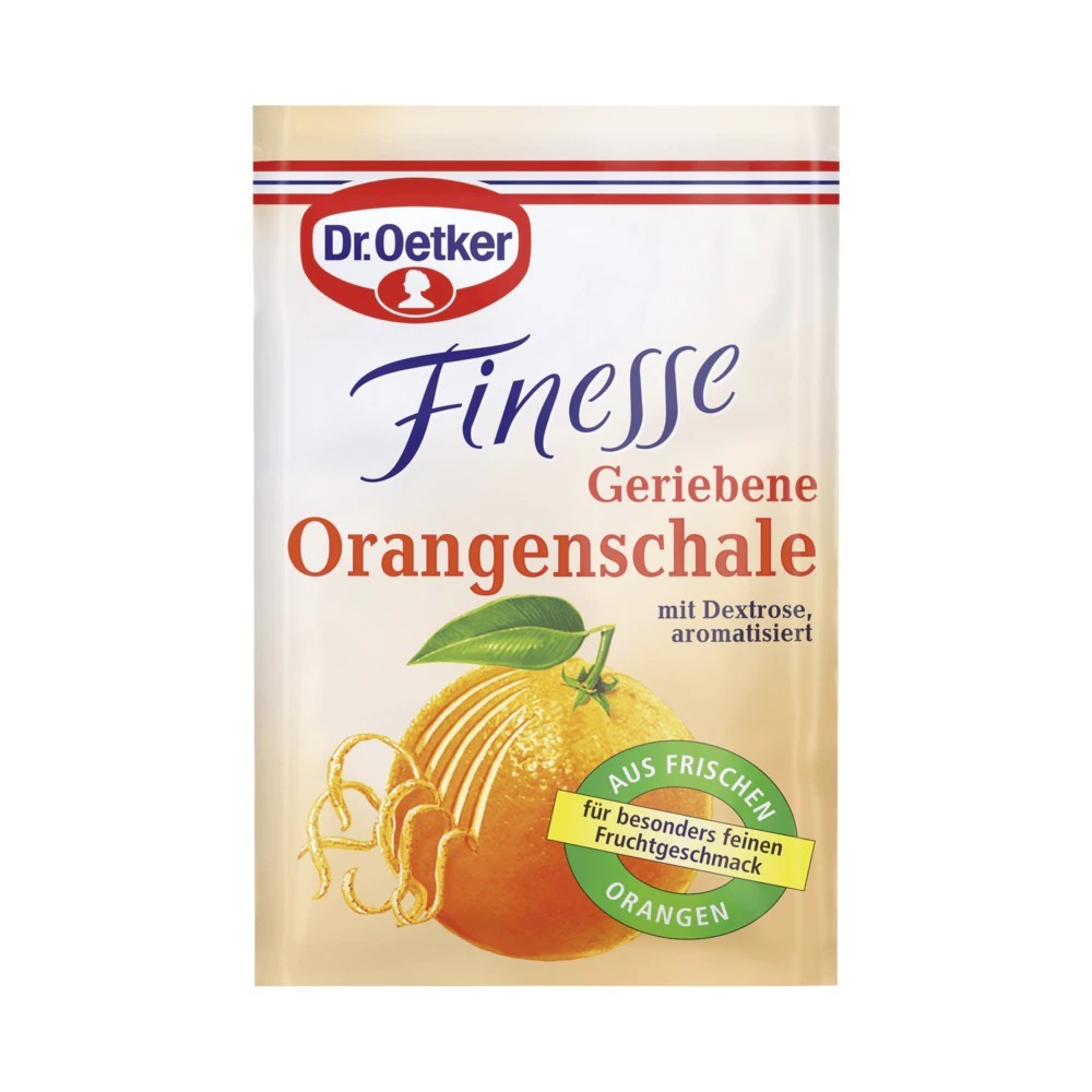 Dr. Oetker Finesse grated orange peel 18g