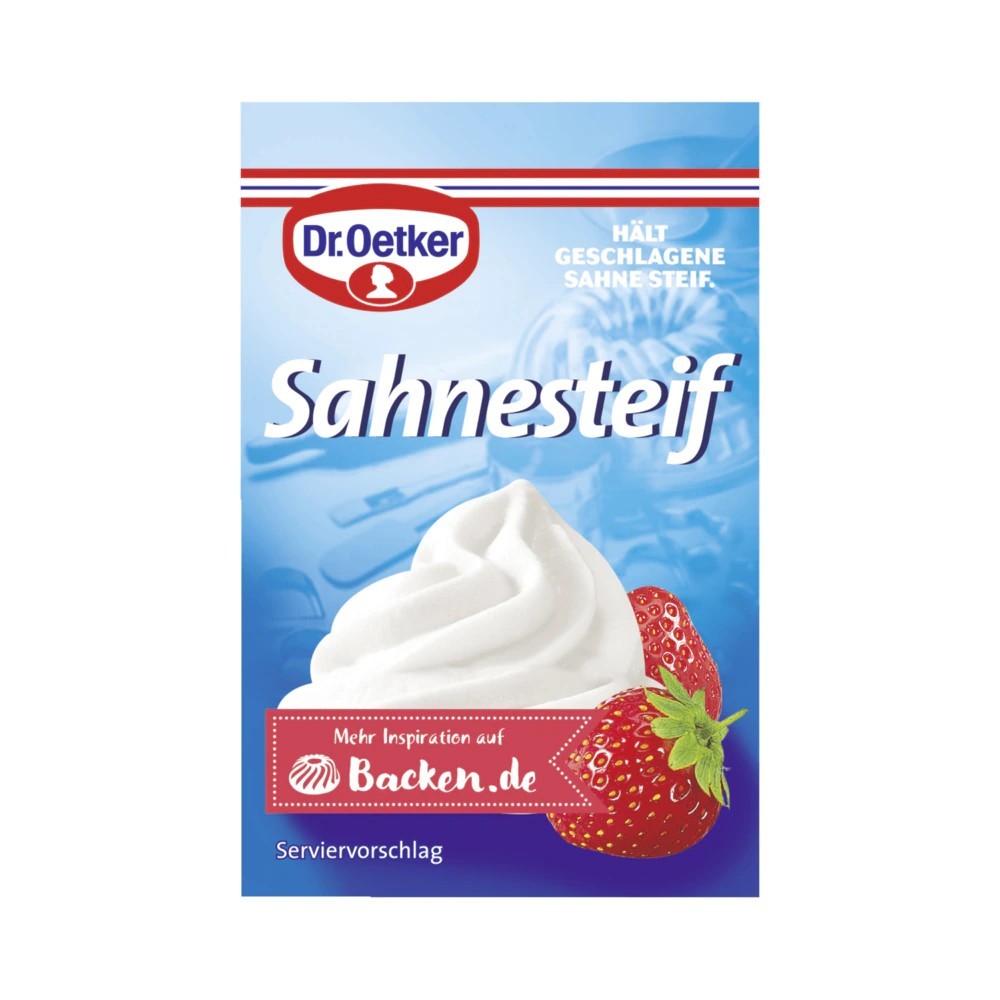 Dr. Oetker cream stiffener 5 pieces