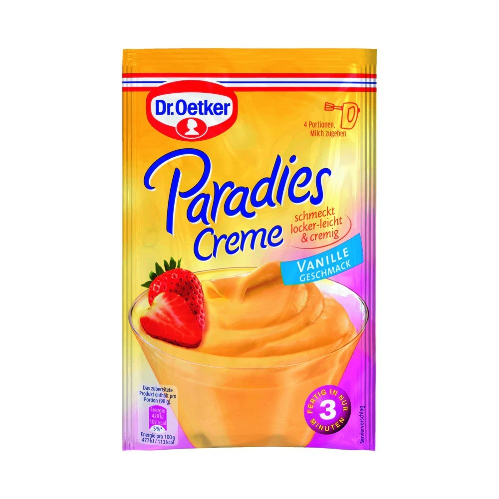 Dr. Oetker Paradise Cream Vanilla 60g