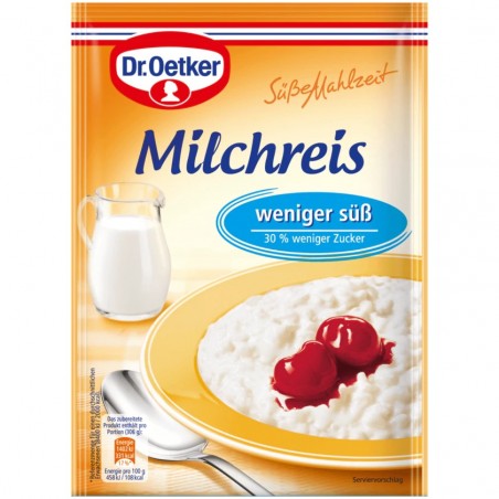 Dr. Oetker rice pudding less sweet 112g
