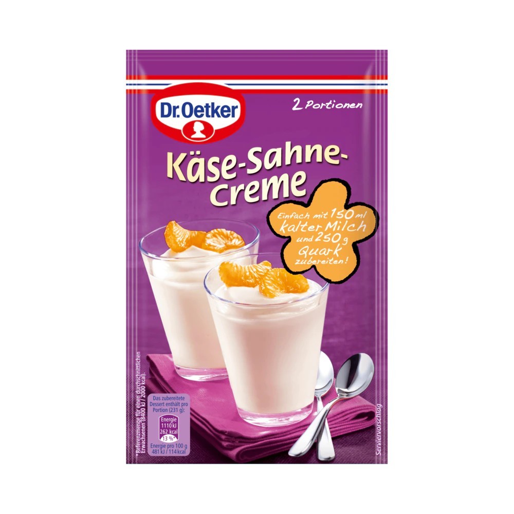Dr. Oetker cheese cream cream 63g
