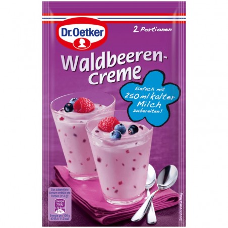 Dr. Oetker forest berry cream 52g