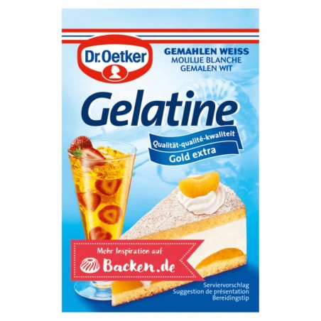 Dr. Oetker gelatine, ground white, 3 pieces