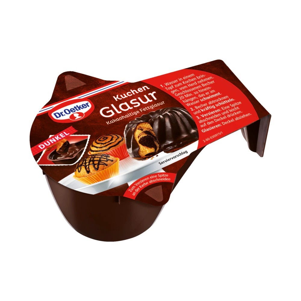 Dr. Oetker cake icing dark 125g