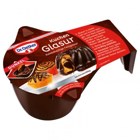 Dr. Oetker cake icing dark 125g