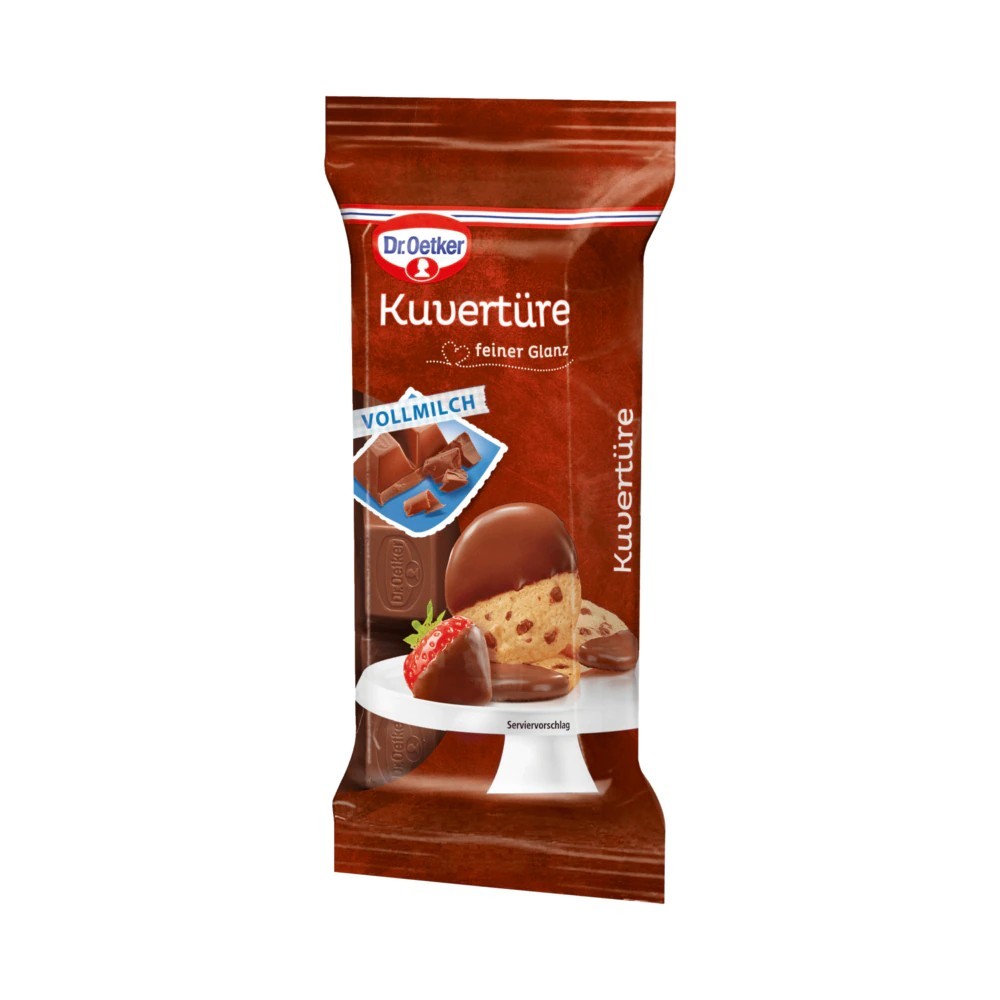 Dr. Oetker chocolate couverture whole milk 150g