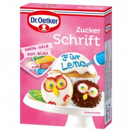 Dr. Oetker Zuckerschrift 4 colors 100g