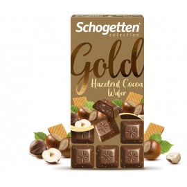 Schogetten Gold Hazelnut Cocoa Wafer 100 g