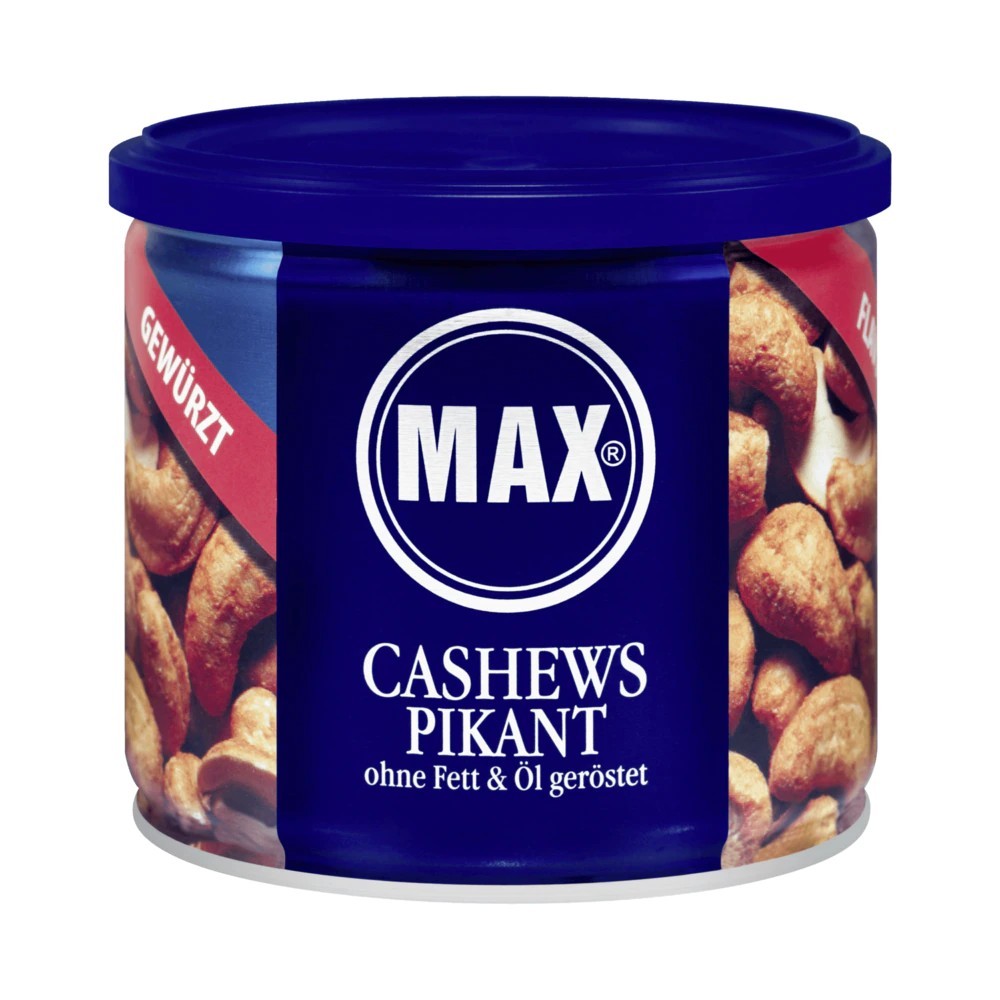 Max Cashews spicy without fat or oil roasted 150g
