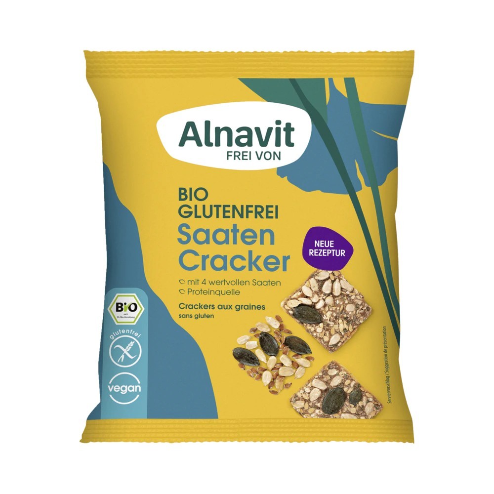 Alnavit organic seed crackers gluten-free 75g