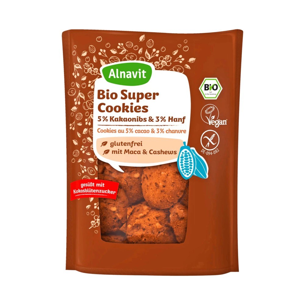 Alnavit Bio Super Cookies gluten-free 125g
