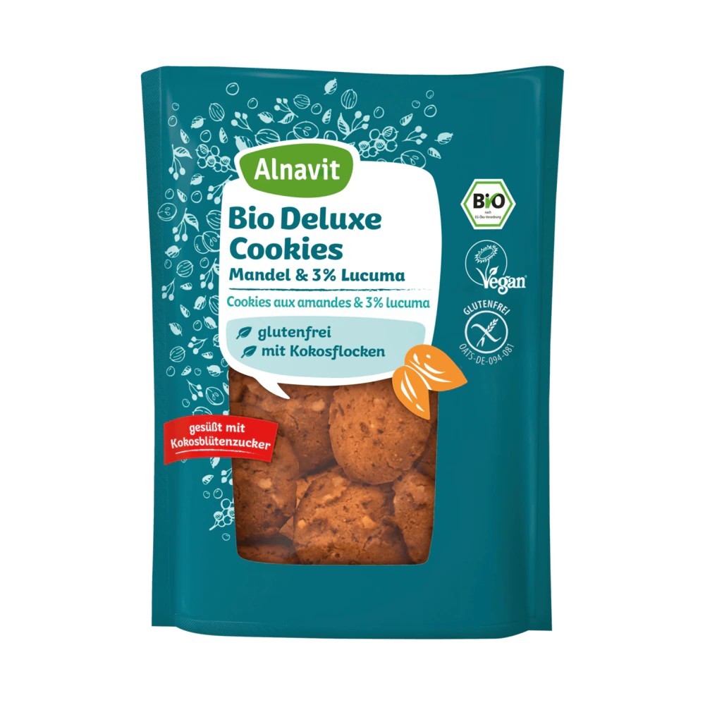 Alnavit Bio Deluxe Cookies gluten-free 125g