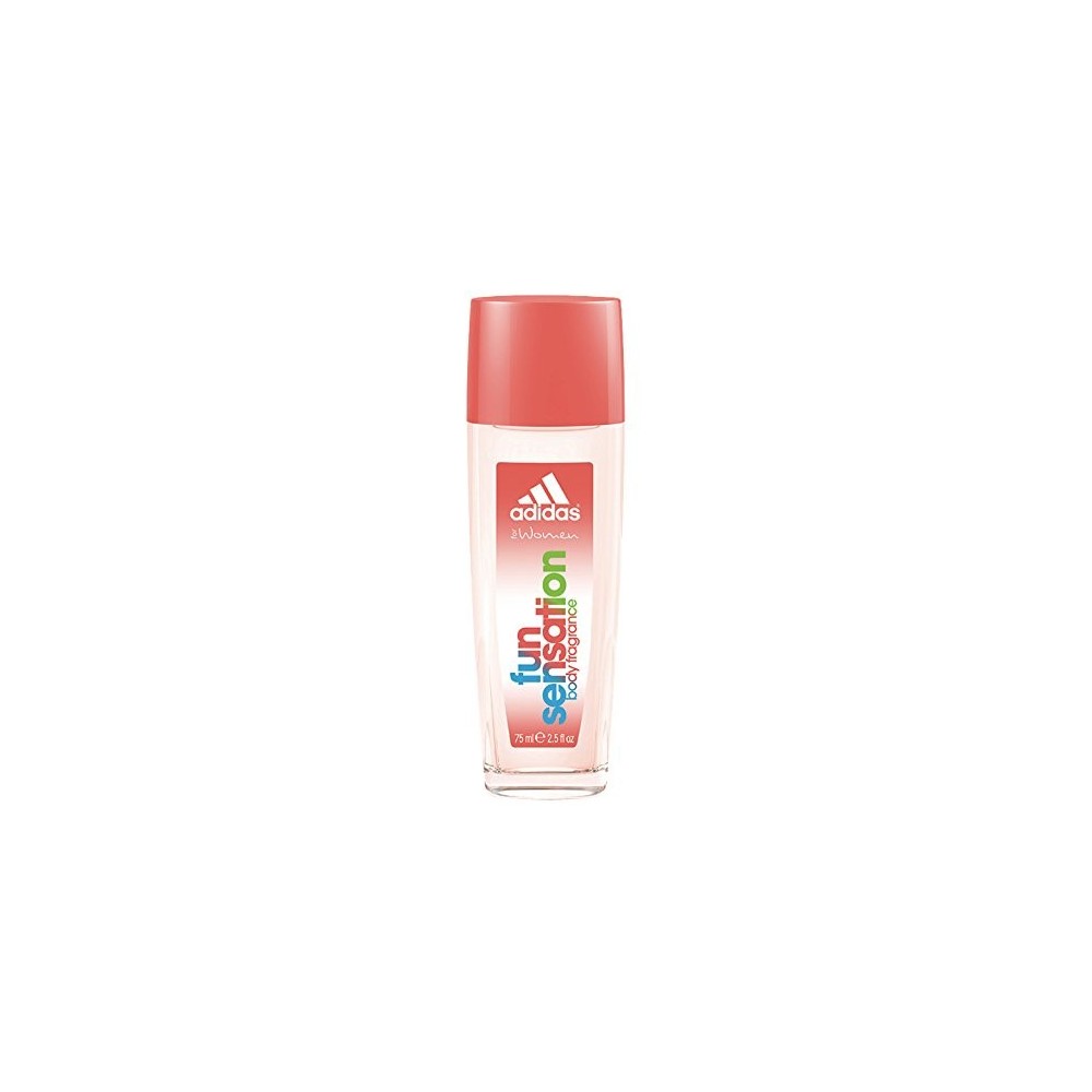 ADIDAS Fun Sensation Natural Spray - Fragranced Body Spray for Women with Fruity Fragrance - pH Skin Friendly - 1 x 75ml