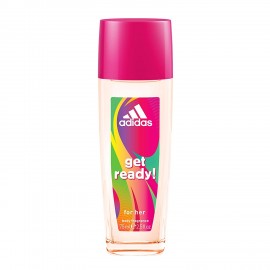 ADIDAS Get Ready Deodorant Body Spray, The Deodorant Spray Against Sweat & Delights with Fruity Sparkling Fragrance, 1 x 75 ml