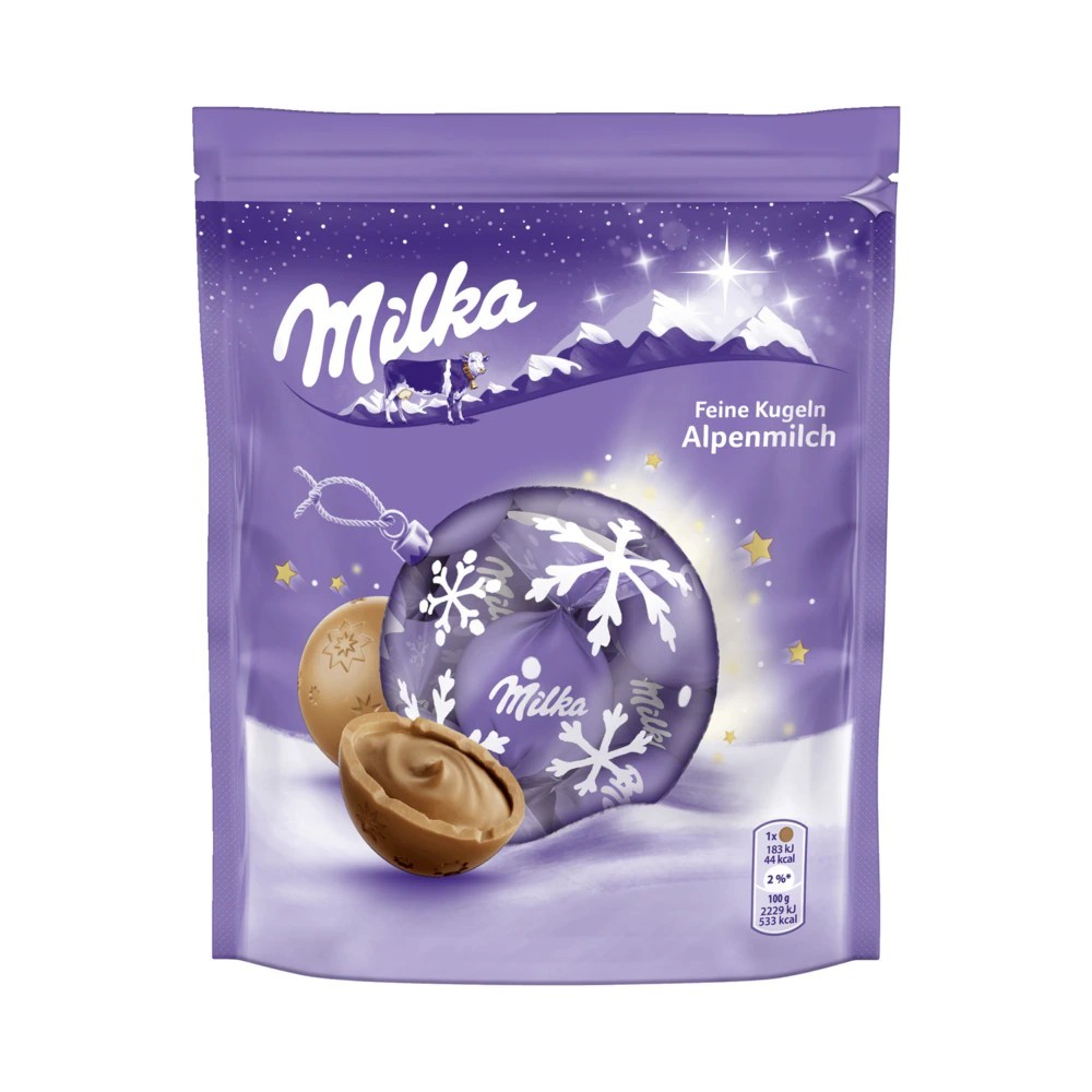 Milka fine balls alpine milk 90g