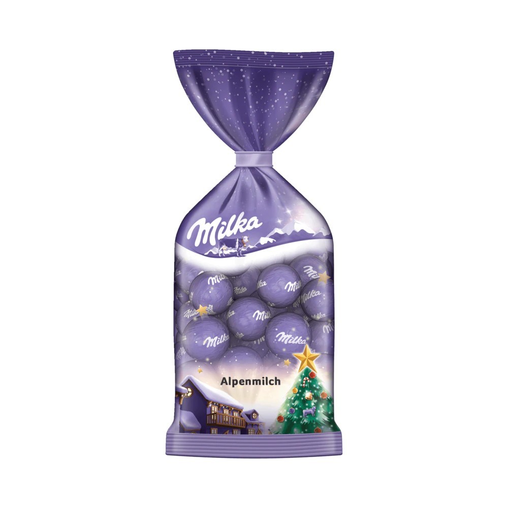 Milka chocolate balls alpine milk 100g