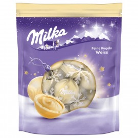 Milka fine balls white 90g