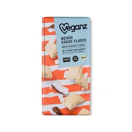 Veganz Organic White Coconut Flakes 80g