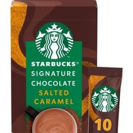 Starbucks Signature Salted Caramel Flavour Hot Chocolate Powder Sachets 10x22g