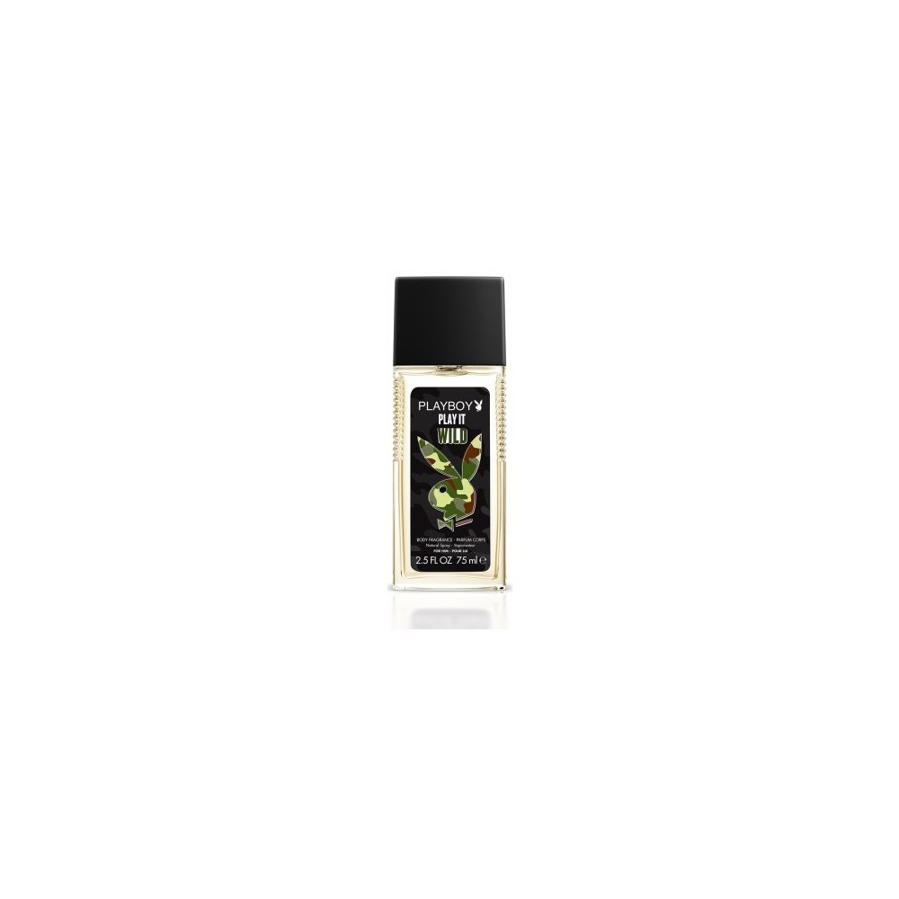 Playboy Generation for him deodPlayboy Play It Wild For Him deodorant glass 75 mlorant in a 75 ml glass