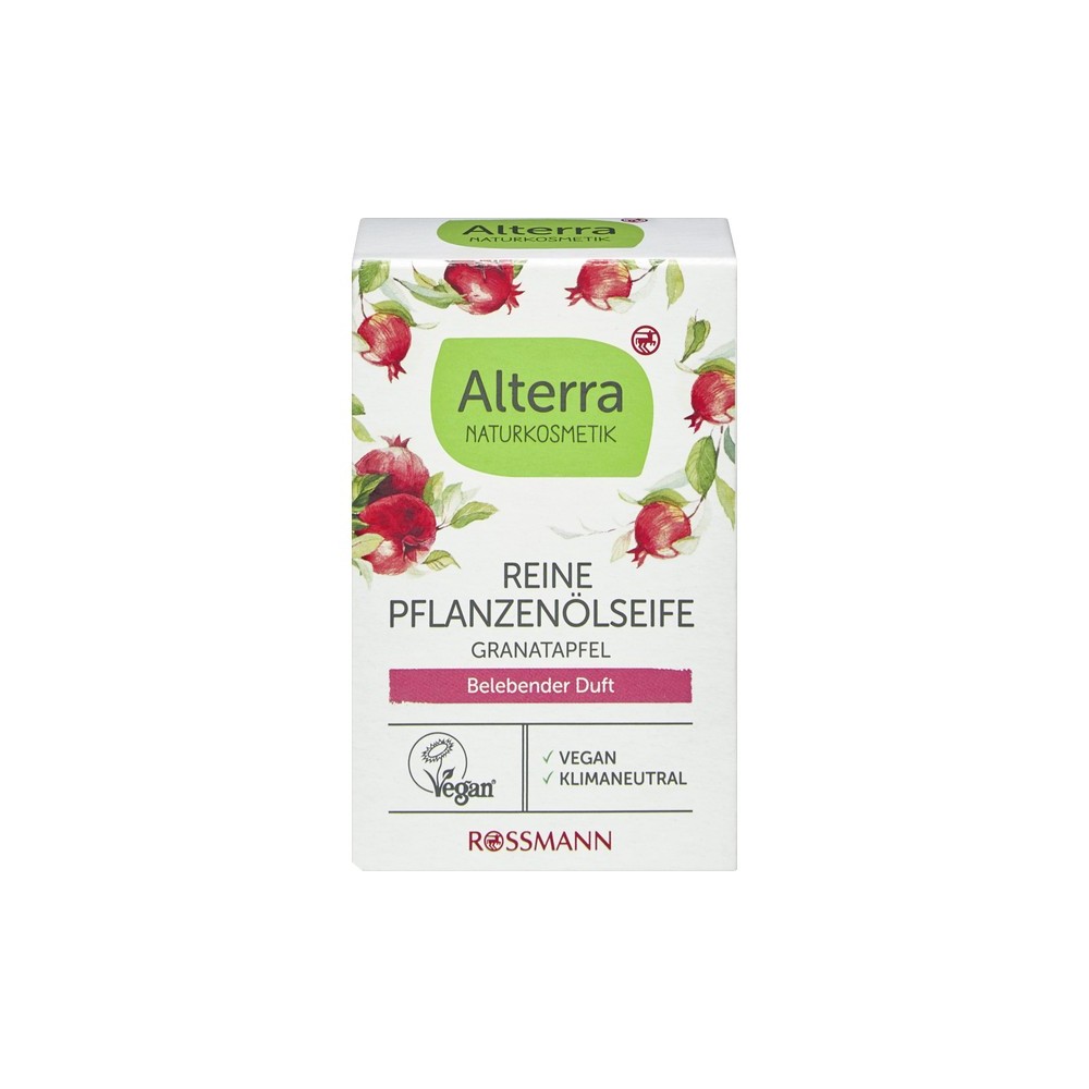 Alterra NATURAL COSMETICS Pure vegetable oil soap pomegranate 100 g