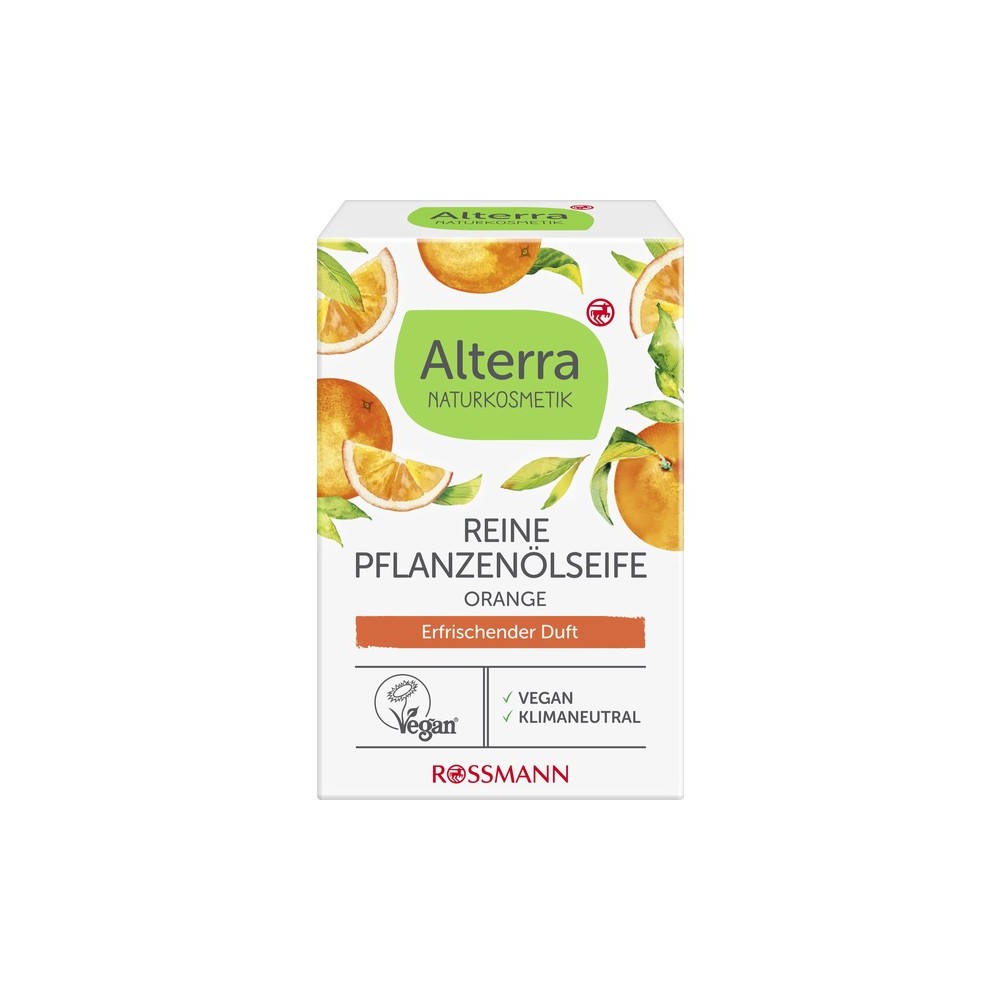 Alterra NATURAL COSMETICS Pure vegetable oil soap orange 100 g